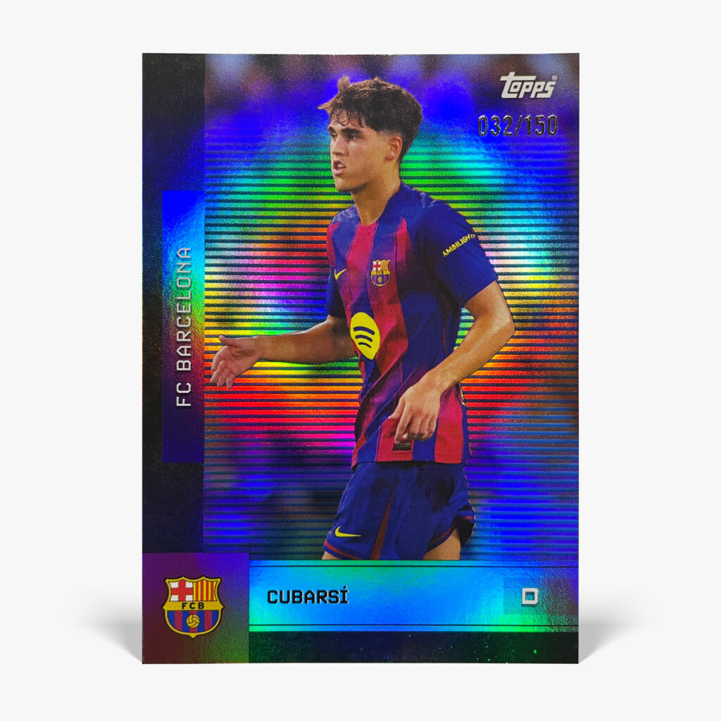 2025-26 Topps Team Set FC Barcelona - Pau Cubarsí /150