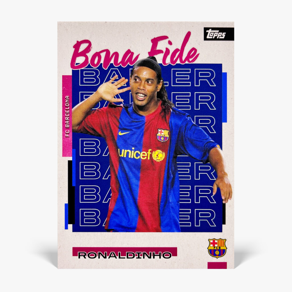 2025-26 Topps Team Set FC Barcelona - Bona Fide Baller - Ronaldinho