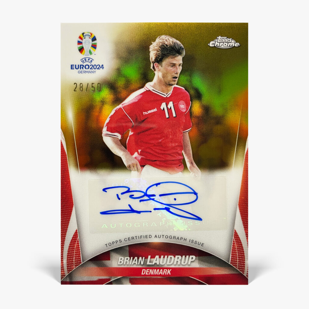2024 Topps Chrome UEFA Euro - Brian Laudrup Autograf /50