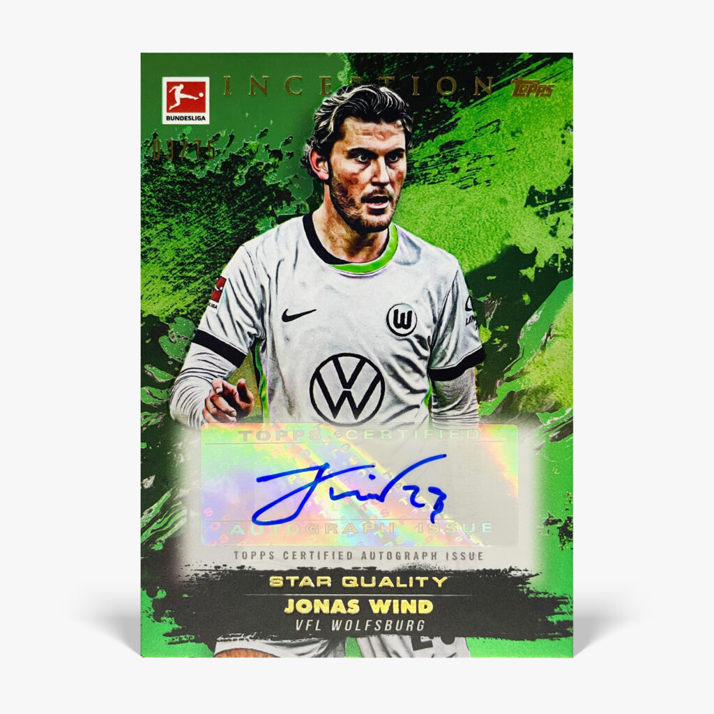 2024-25 Topps Inception Bundesliga - Jonas Wind Autograf /75