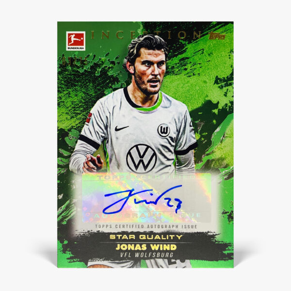 2024-25 Topps Inception Bundesliga - Jonas Wind Autograf /75