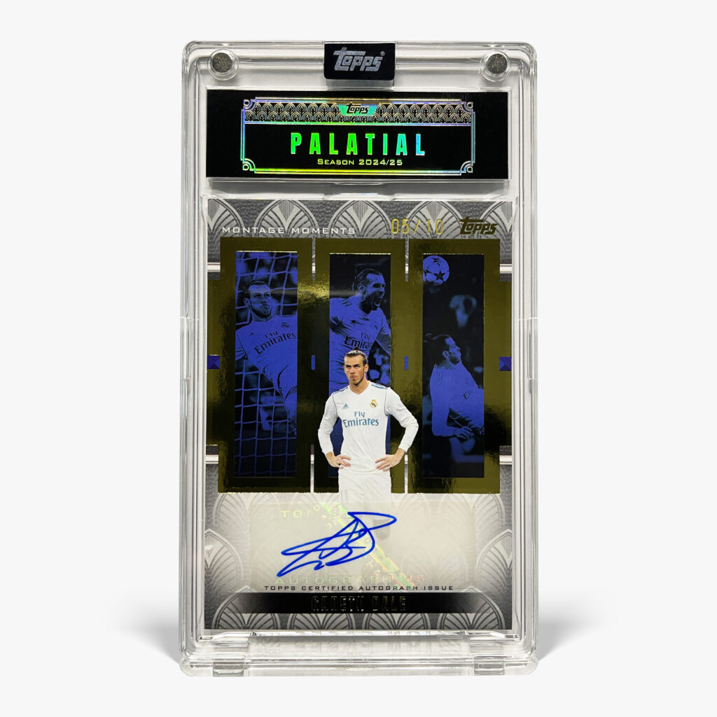 2024-25 Topps Palatial Real Madrid - Montage Moments - Gareth Bale Autograf /10