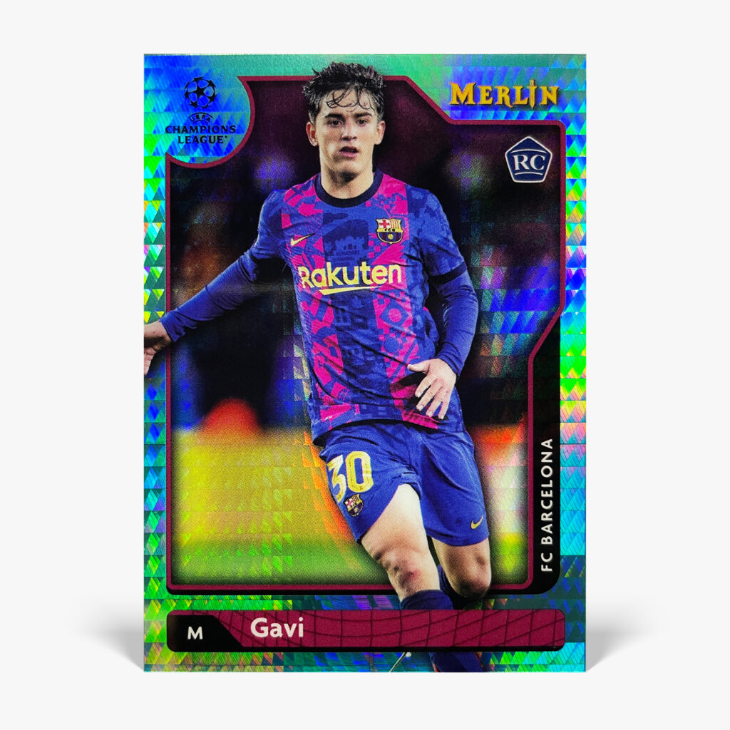 2021-22 Topps Merlin UCC - Aqua Prism - Gavi
