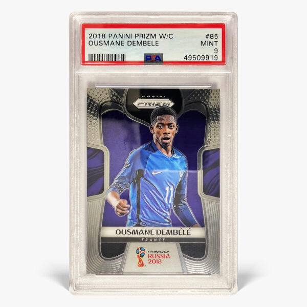 2018 Panini Prizm FIFA W/C Russia - Ousmane Dembélé #85 PSA 9