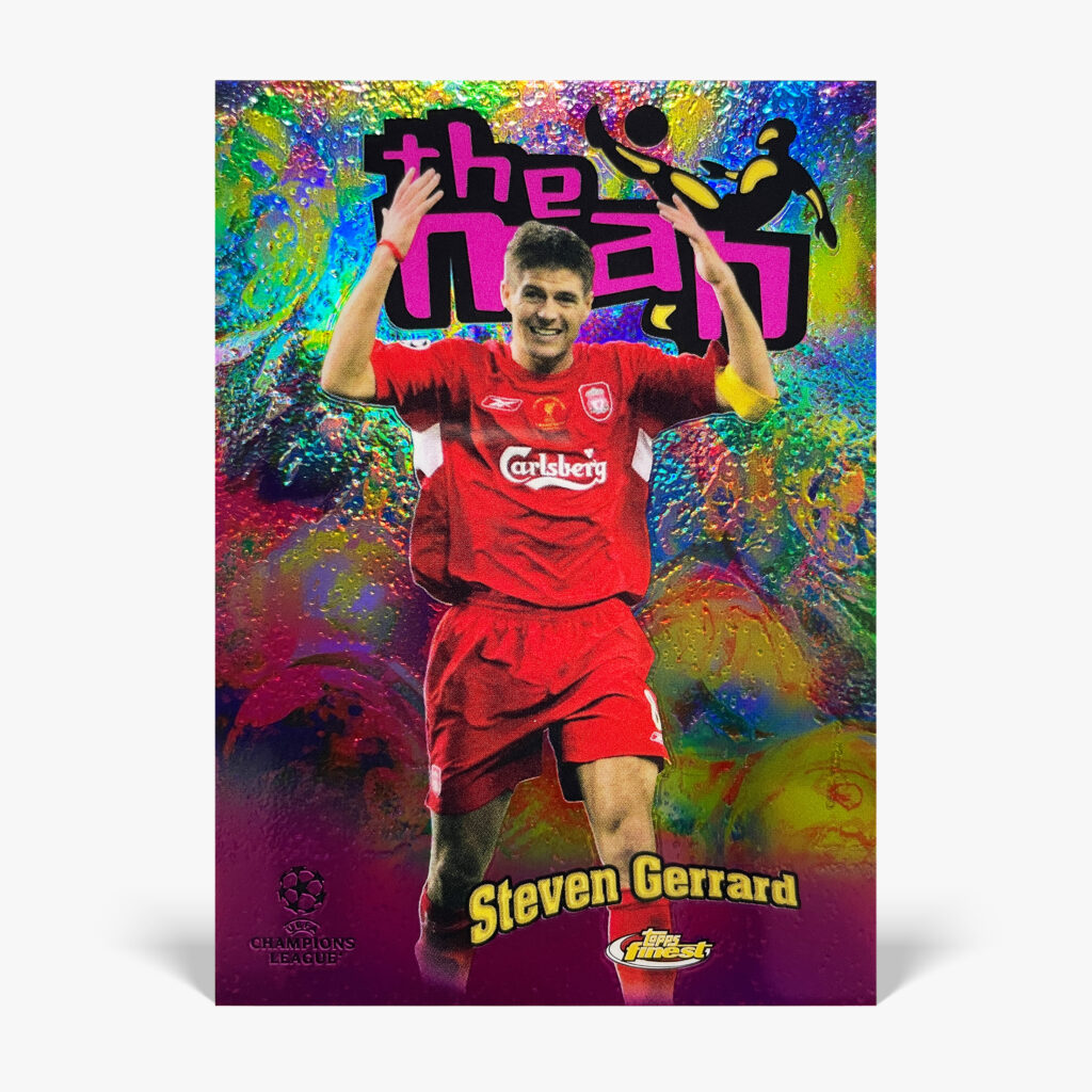 2022-23 Topps Finest UCC - The Man - Steven Gerrard