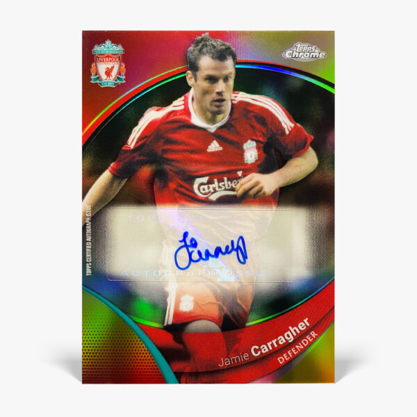 2023-24 Topps Chrome Liverpool FC - Jamie Carragher Autograf /50