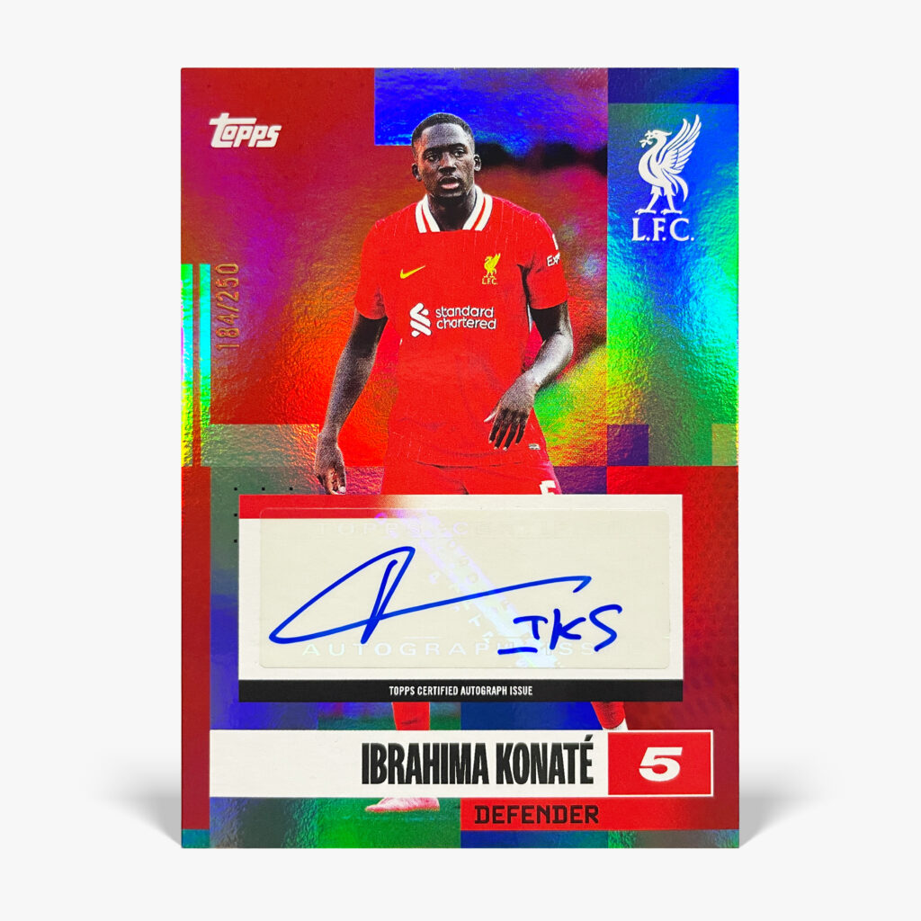 2024-25 Topps Team Set Liverpool FC - Ibrahima Konaté Autograf /250