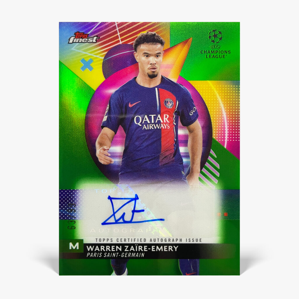 2023-24 Topps Finest UCC - Warren Zaïre-Emery Autograf /99