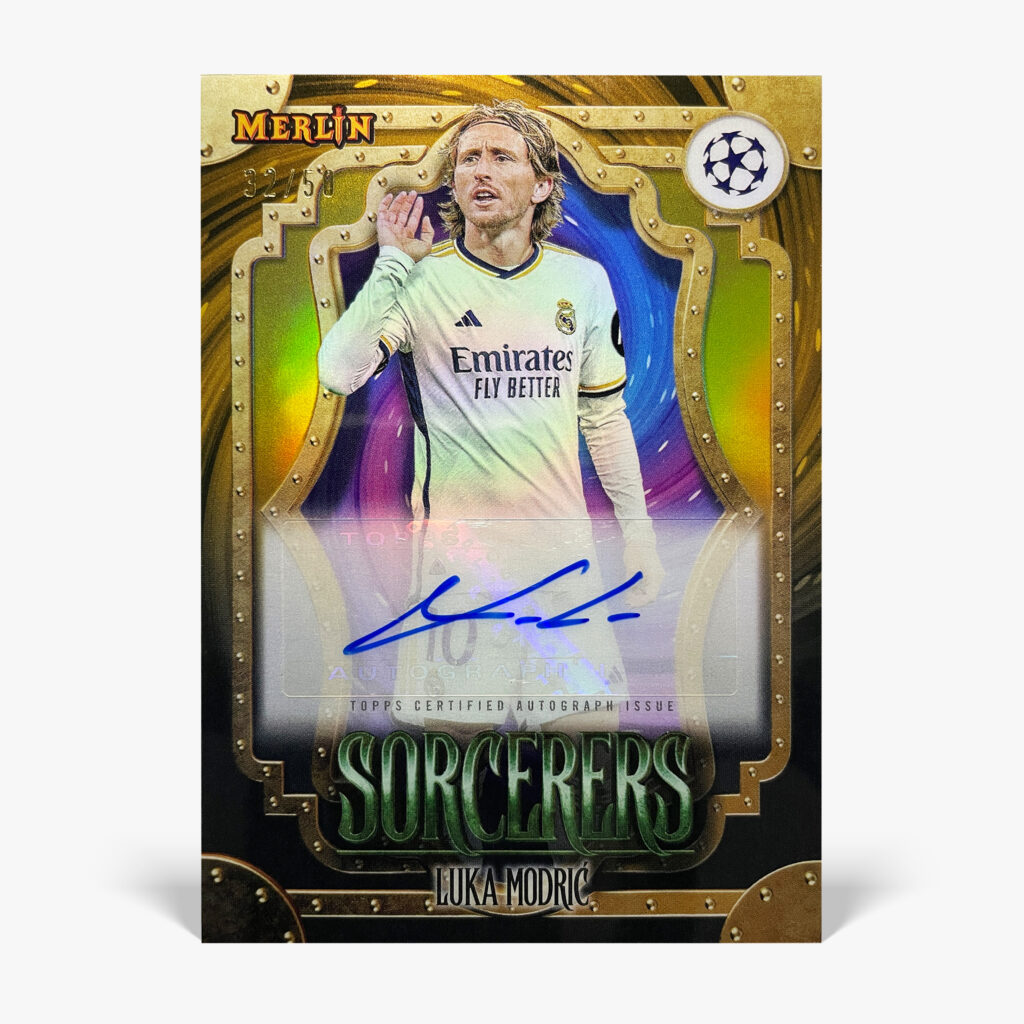 2023-24 Topps Merlin UCC - Sorcerers - Luka Modrić Autograf /50