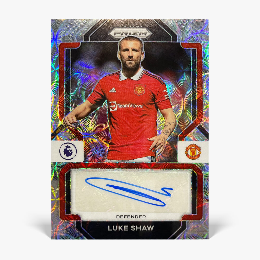 2022-23 Panini Prizm Premier League - Choice - Luke Shaw Autograf