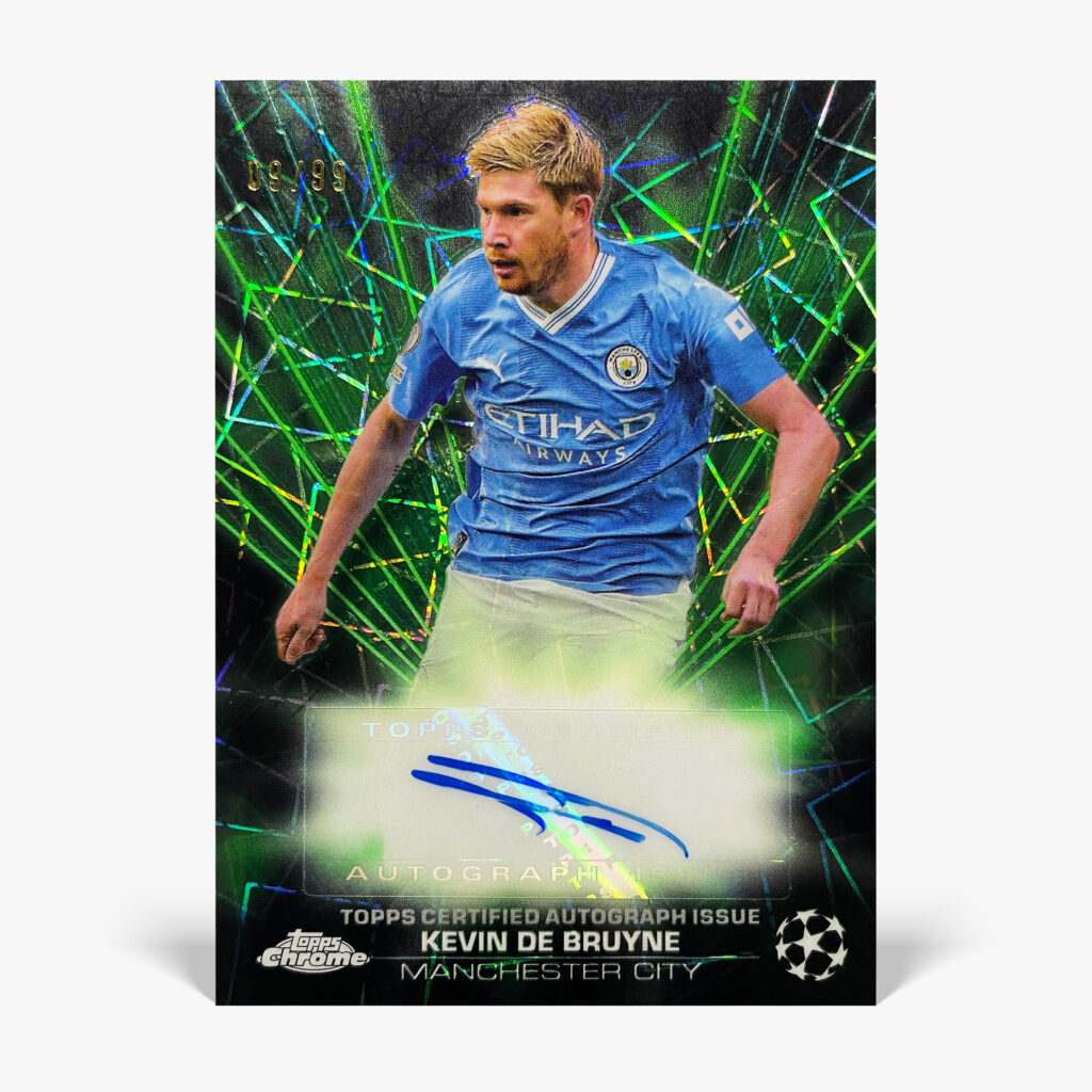 2023-24 Topps Chrome UCC - Black Lazer - Kevin De Bruyne Autograf /99