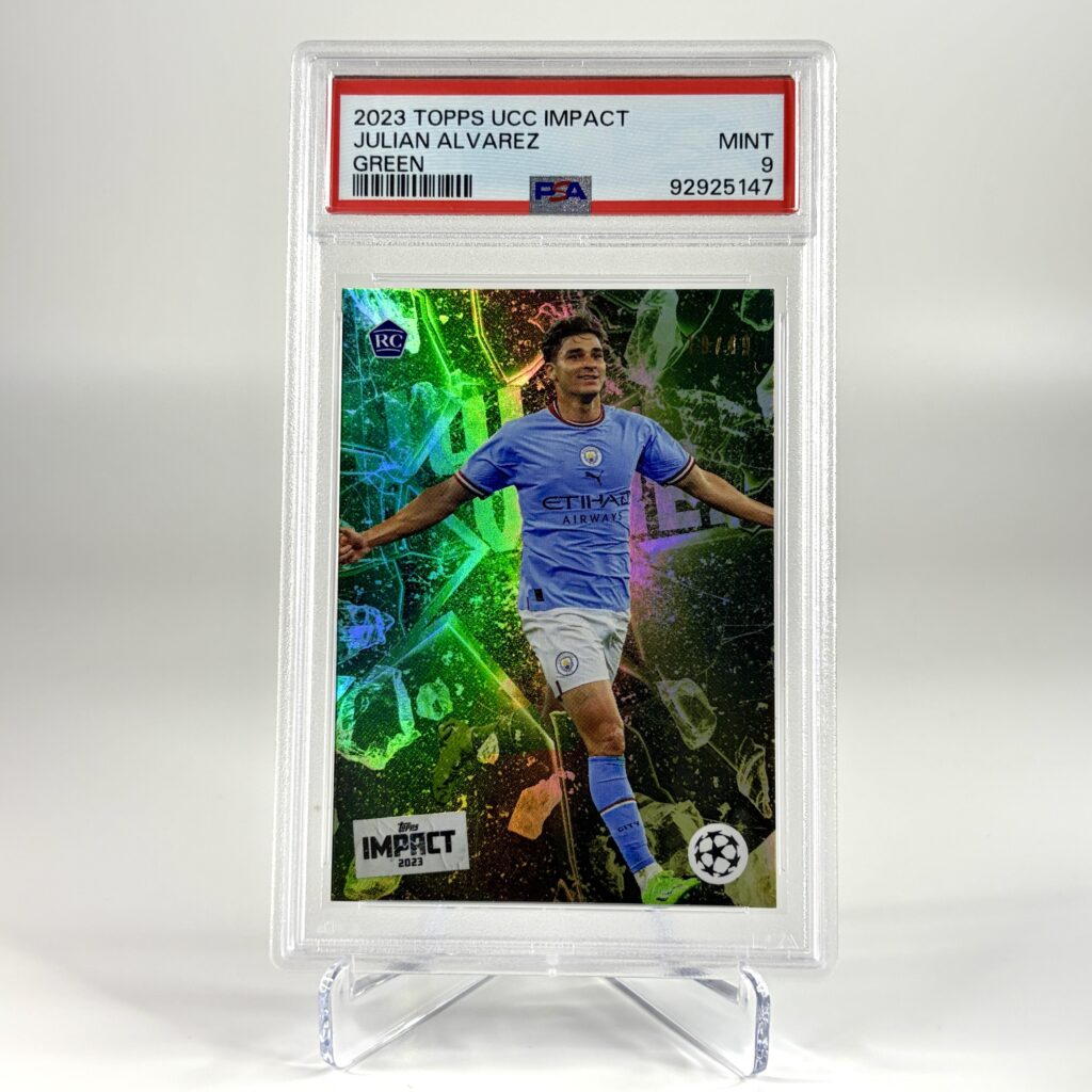 2022-23 Topps Impact UCC - Julian Álvarez /49 PSA 9
