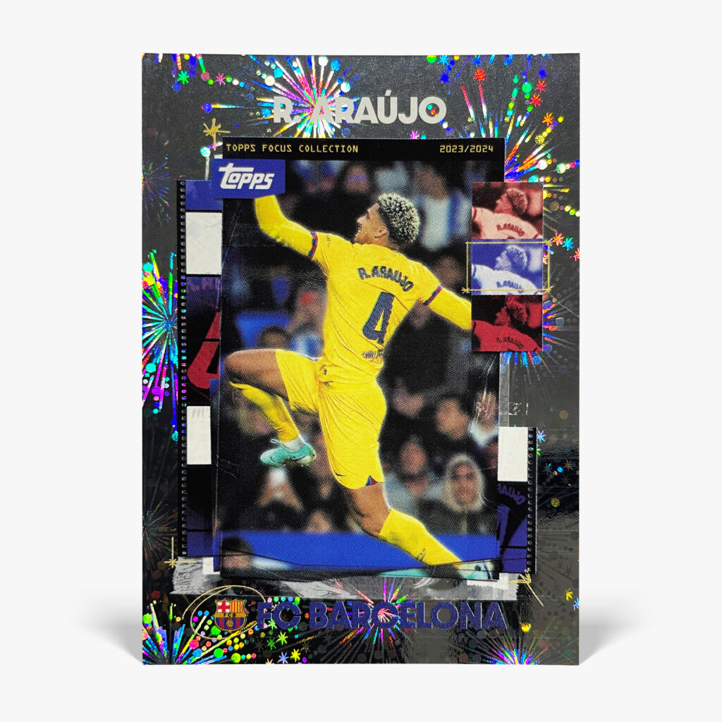 2023-24 Topps Focus FC Barcelona - Fireworks - Ronald Araújo