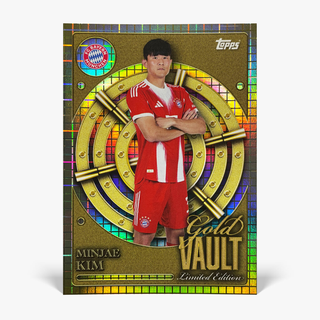 2025-26 Topps Bayern München Collector Tin - Gold Vault - Minjae Kim