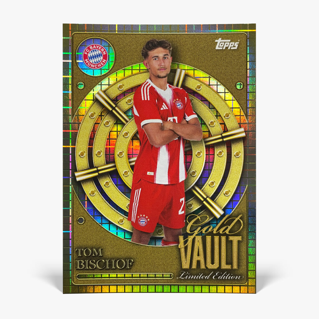 2025-26 Topps Bayern München Collector Tin - Gold Vault - Tom Bischof