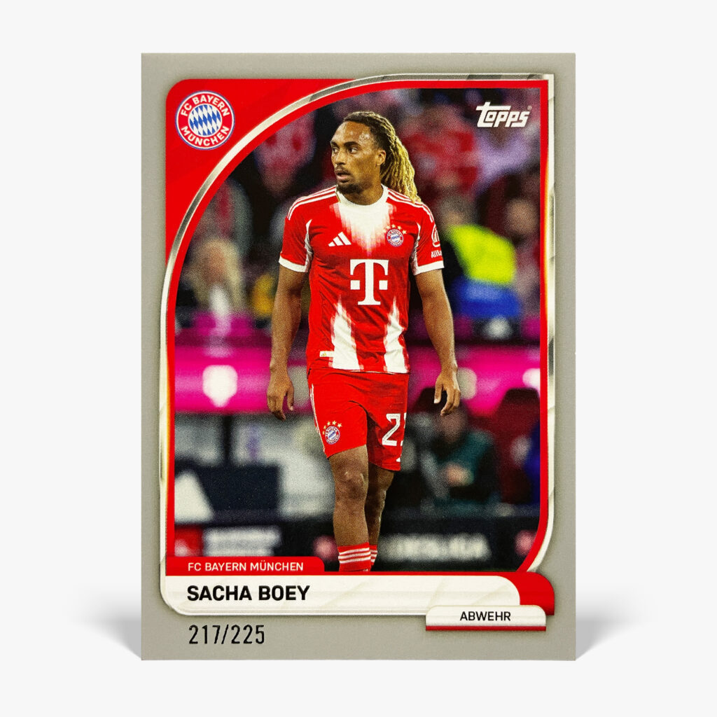 2025-26 Topps Bayern München Collector Tin - Sacha Boey /225