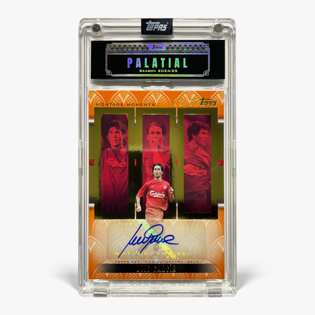 2024-25 Topps Palatial Liverpool - Montage Moments - Luis García Autograf /25