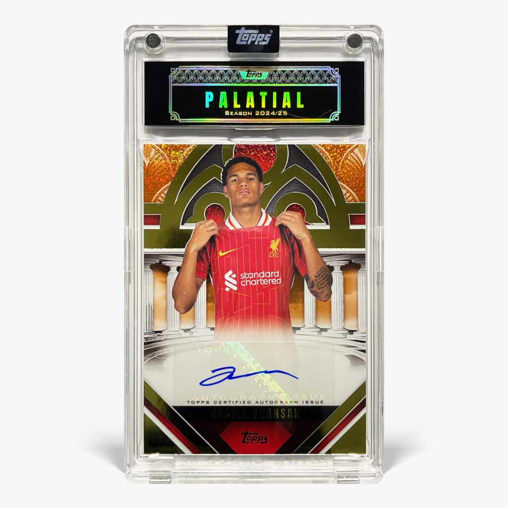 2024-25 Topps Palatial Liverpool - Palatial Pose - Jarell Quansah Autograf /25