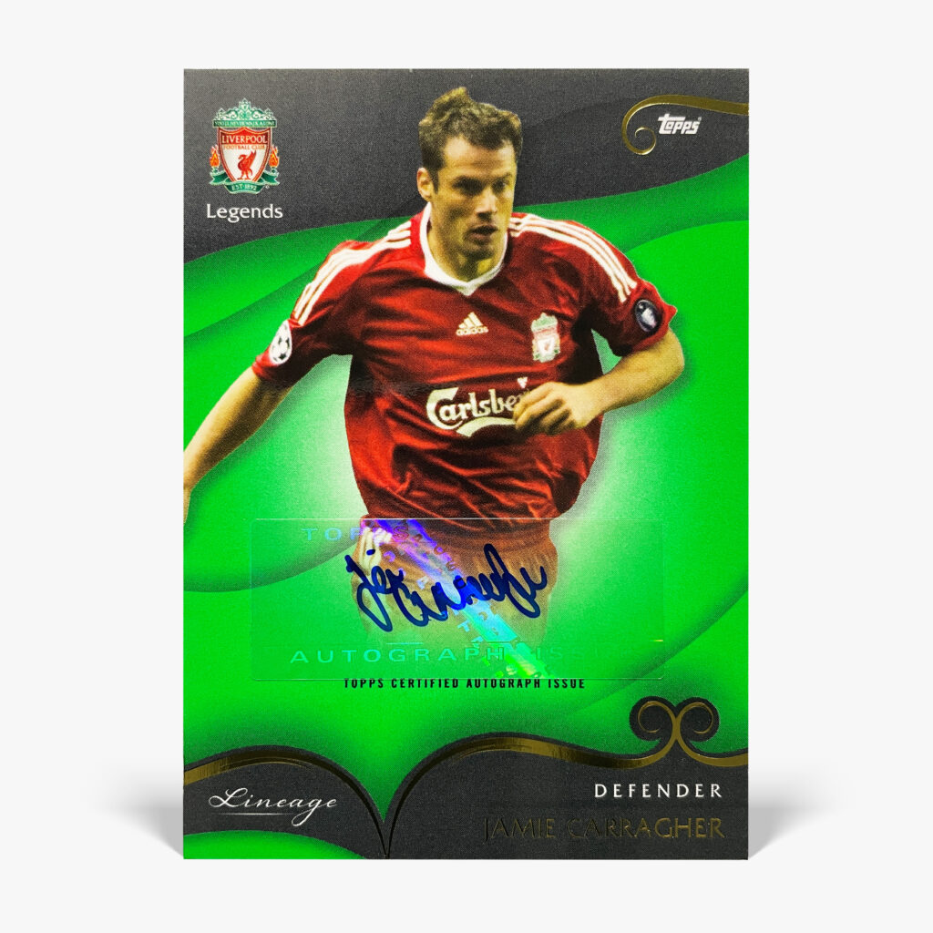 2022-23 Topps Lineage Liverpool - Jamie Carragher Autograf /50