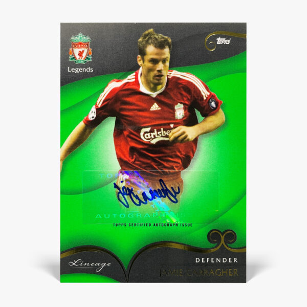 2022-23 Topps Lineage Liverpool - Jamie Carragher Autograf /50
