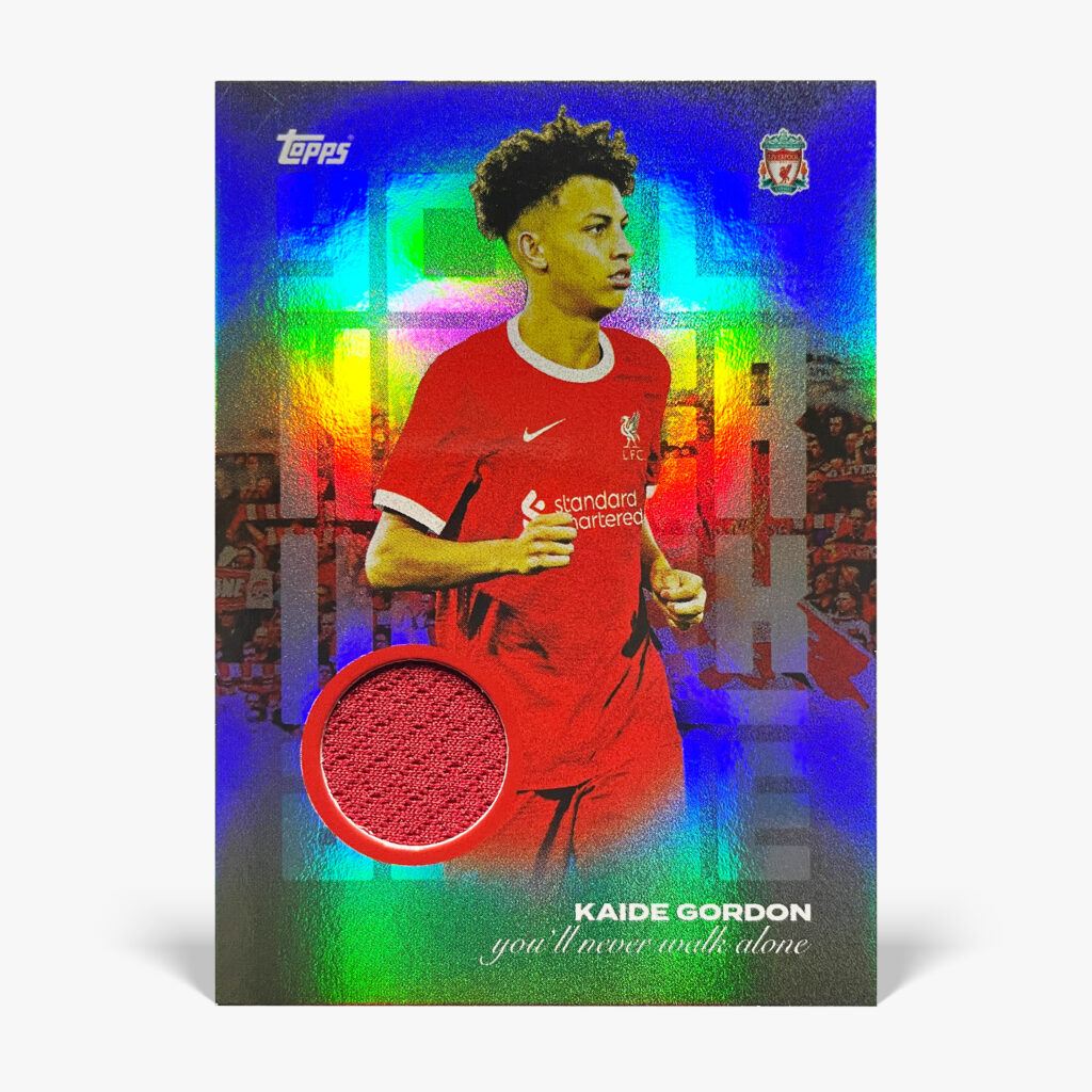 2023-24 Topps Team Set Liverpool FC - Kaide Gordon Relic