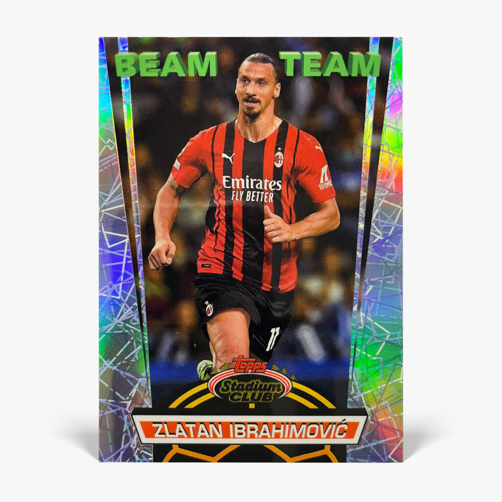 2021-22 Topps Stadium Club Chrome UCL - Beam Team - Zlatan Ibrahimović