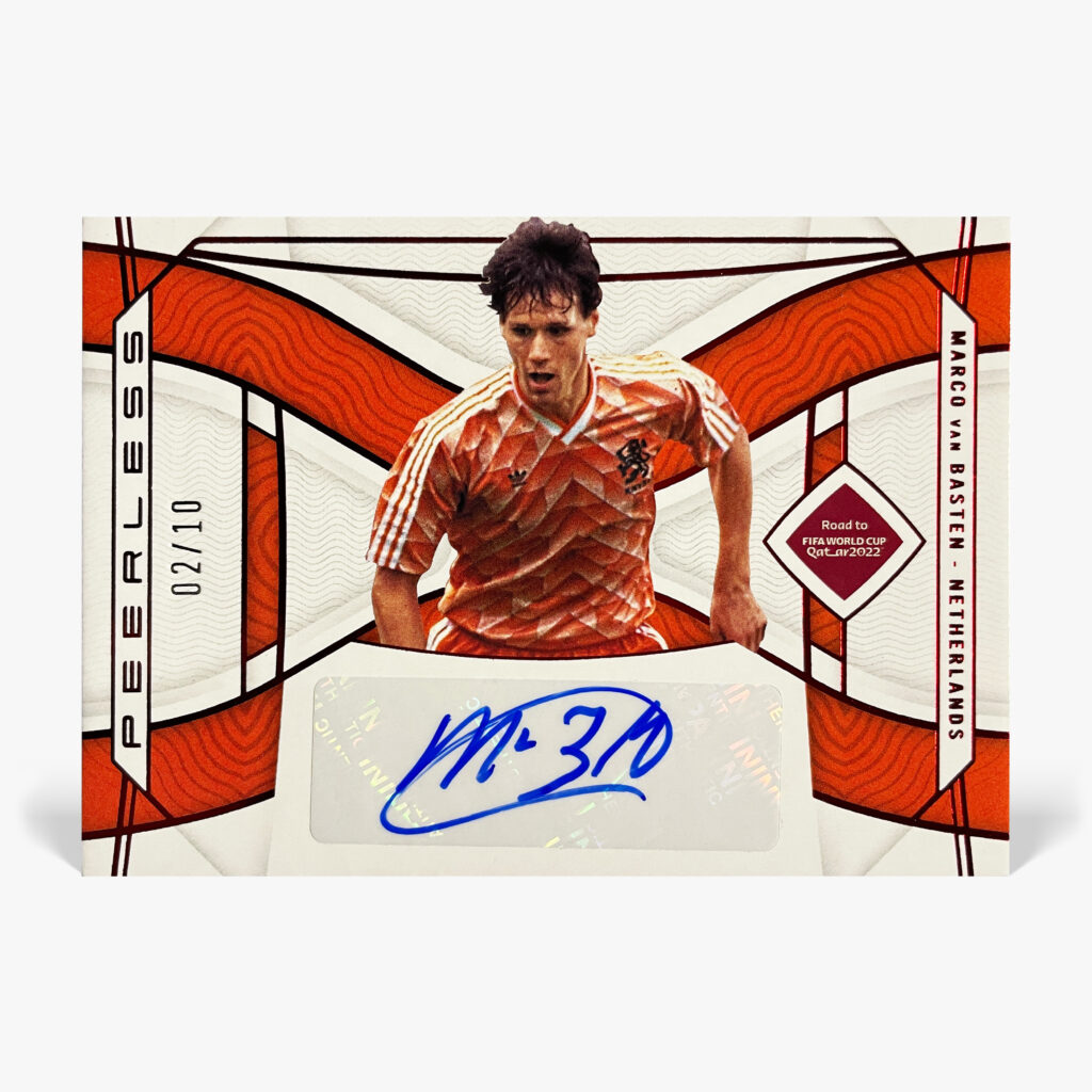 2022 Panini National Treasures Road to FIFA W/C - Marco van Basten Autograf /10
