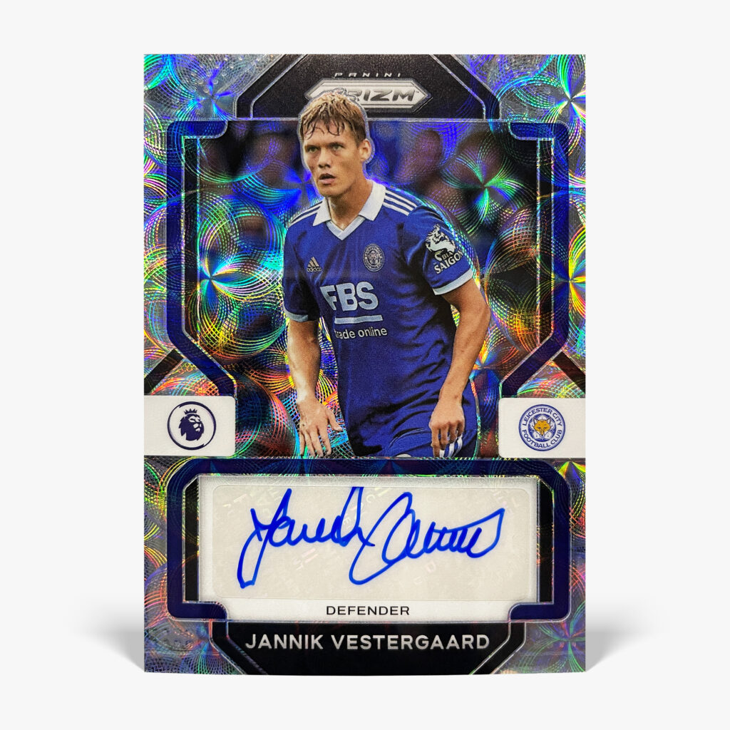 2023-24 Panini Prizm Premier League - Choice - Jannik Vestergaard Autograf