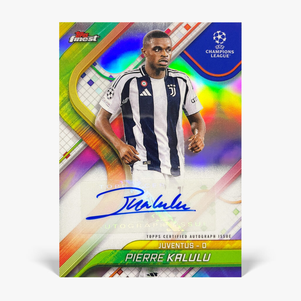 2024-25 Topps Finest UCC - Pierre Kalulu Autograf