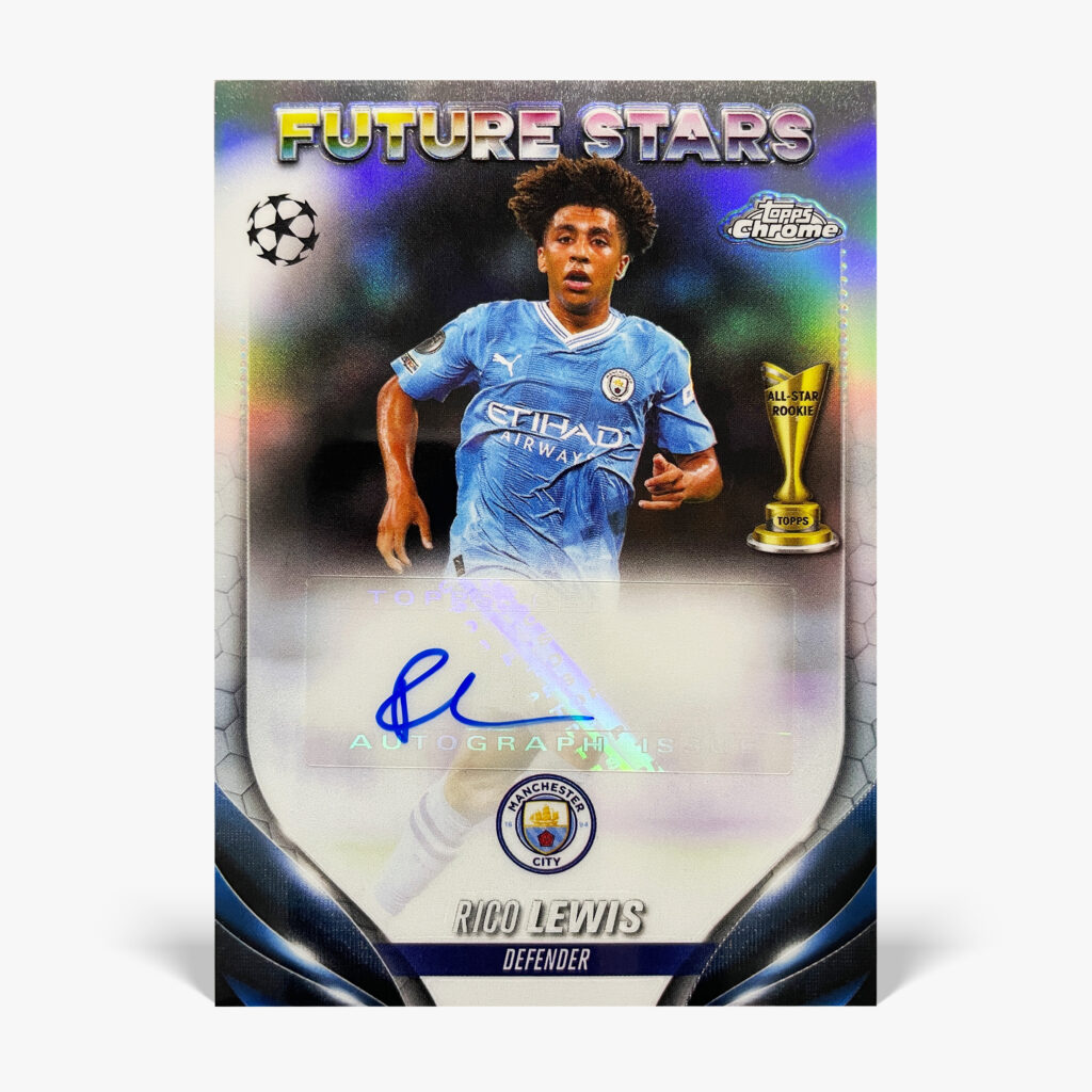 2023-24 Topps Chrome UCC - Rico Lewis Future Stars Autograf