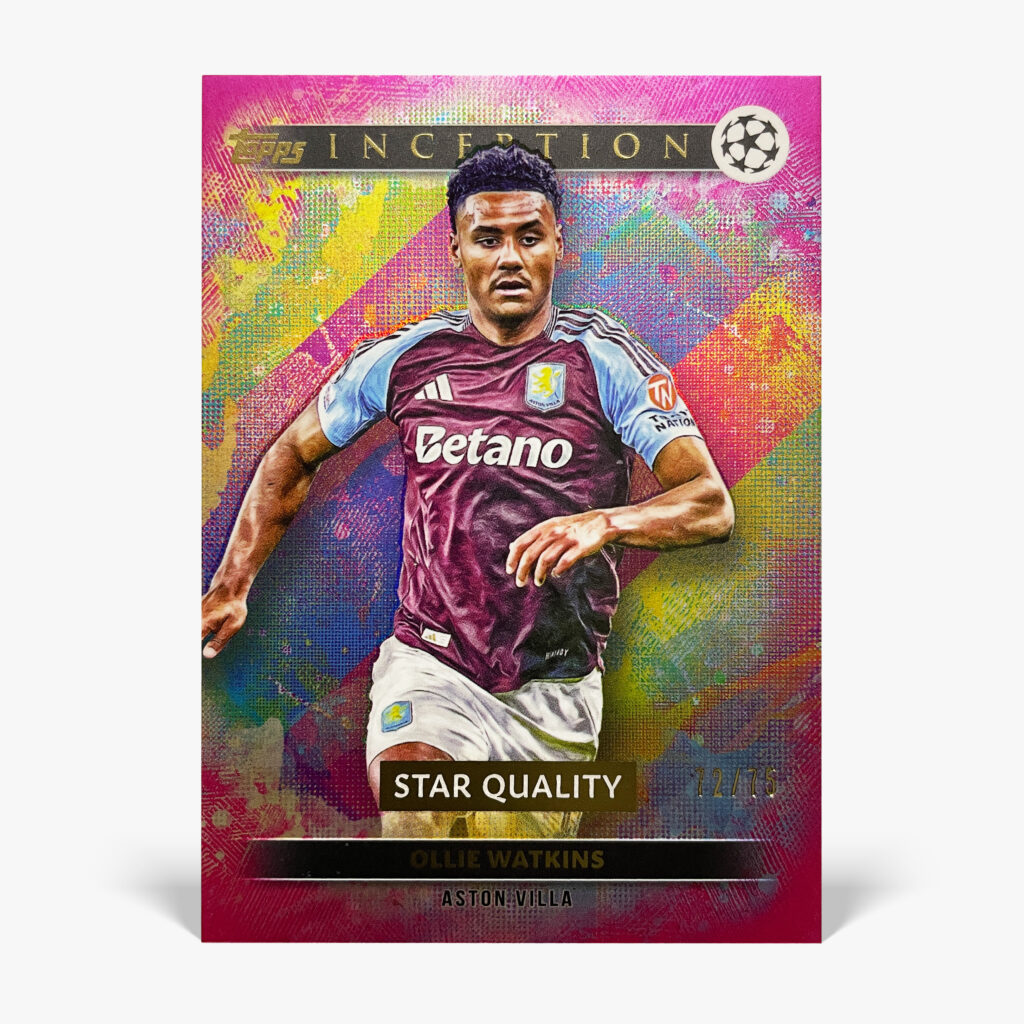2024-25 Topps Inception UCC - Ollie Watkins /75