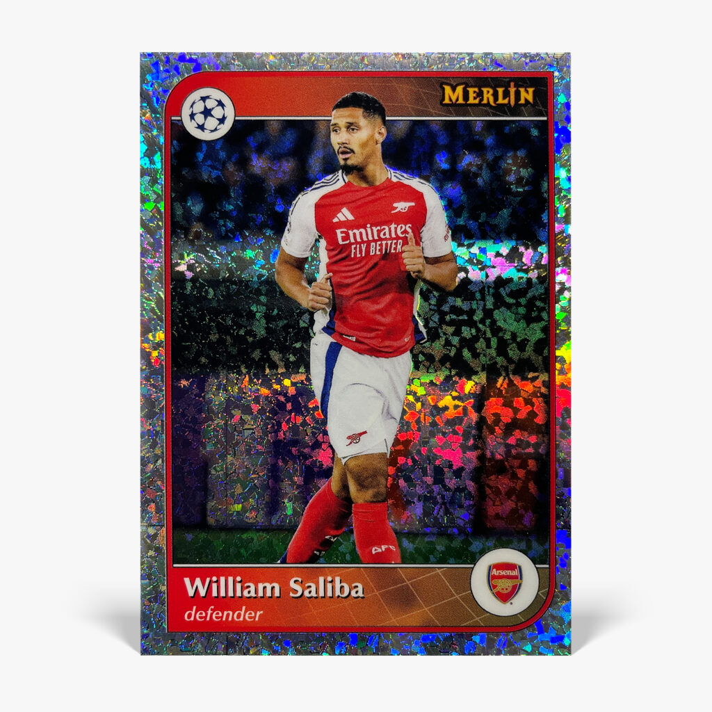 2024-25 Topps Merlin UCC - Mini Diamond Refractor - William Saliba