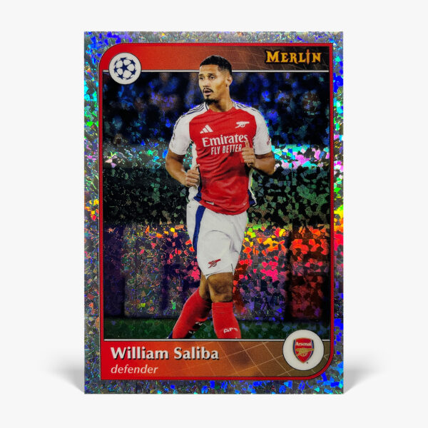 2024-25 Topps Merlin UCC - Mini Diamond Refractor - William Saliba