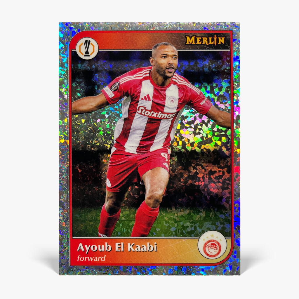 2024-25 Topps Merlin UCC - Mini Diamond Refractor - Ayoub El Kaabi