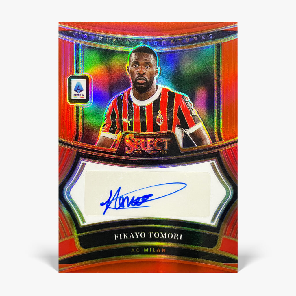 2024-25 Panini Select Serie A - Red Prizm - Fikayo Tomori Autograf