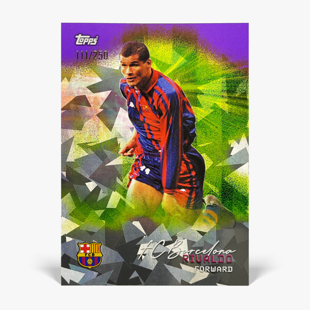 2025-26 Topps Team Set FC Barcelona - Pitch Pursuit - Rivaldo /250