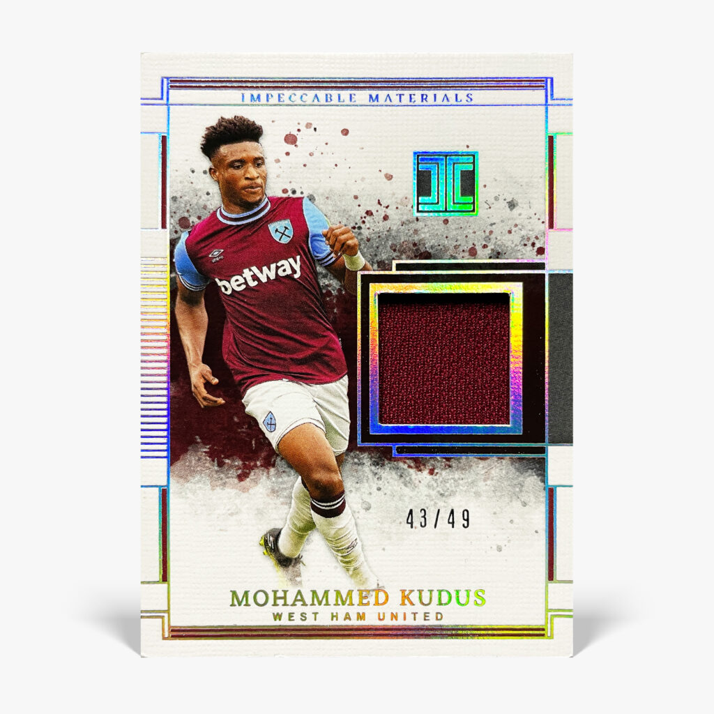 2024-25 Panini Impeccable - Mohammed Kudus Relic /49