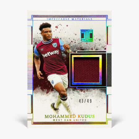 2024-25 Panini Impeccable - Mohammed Kudus Relic /49