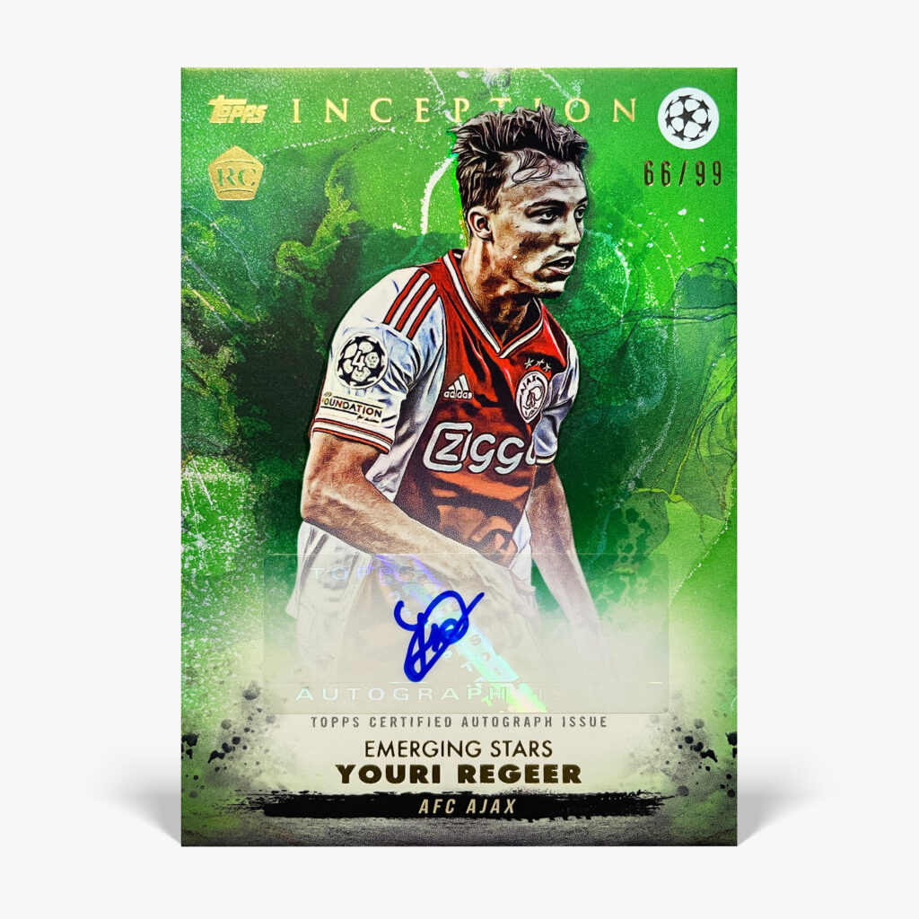 2022-23 Topps Inception UCC - Youri Regeer Autograf /99