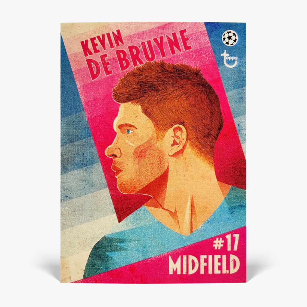 2021-22 Topps Deco UCL - Artistry - Kevin De Bruyne