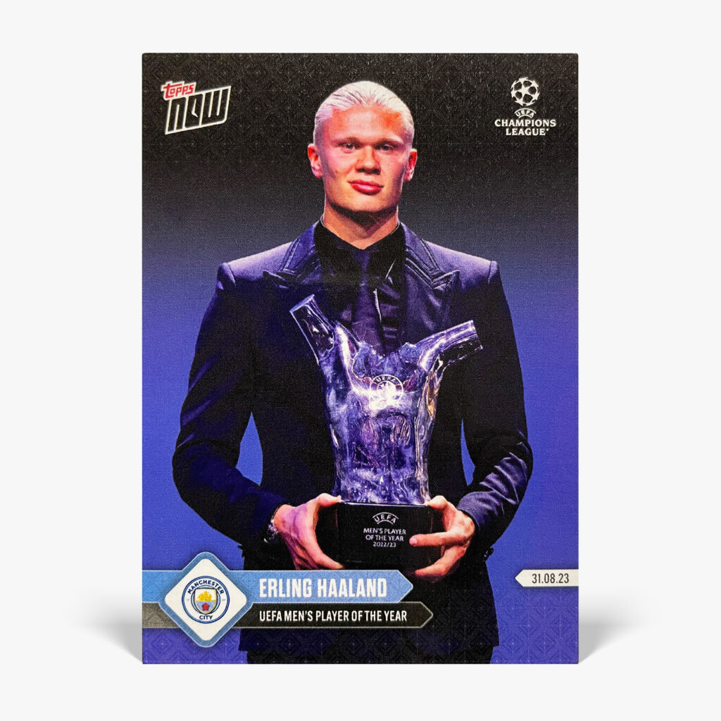 2023 Topps Now UCL - Erling Haaland #4
