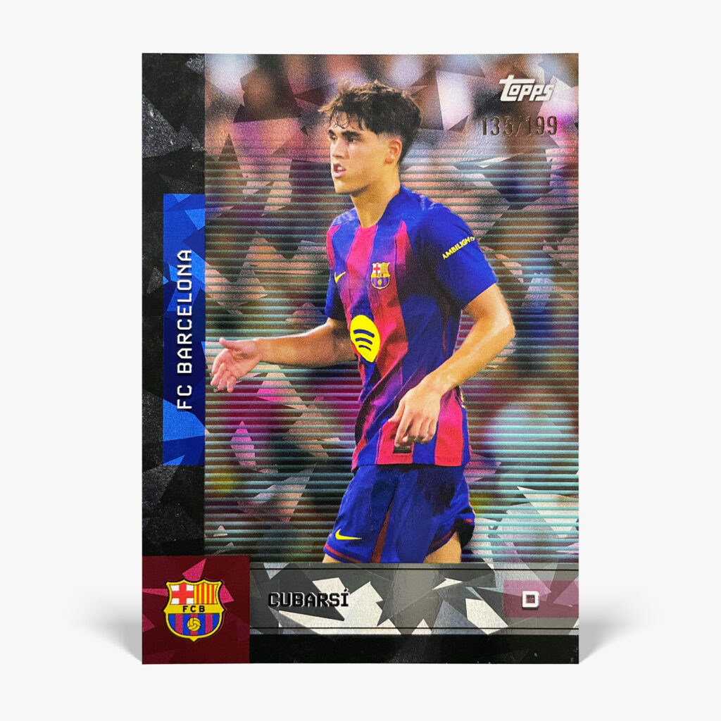 2025-26 Topps Team Set FC Barcelona - Pau Cubarsí /199