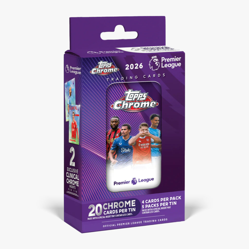 2025-26 Topps Chrome Premier League - Chrome Tin