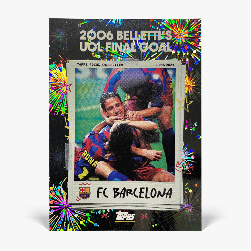 2023-24 Topps Focus FC Barcelona - Fireworks - 2006 Belletti's UCL Final Goal