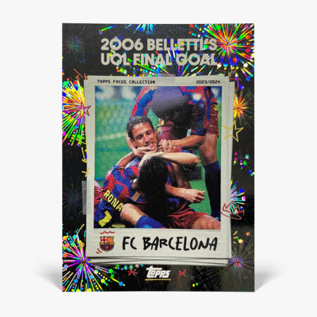 2023-24 Topps Focus FC Barcelona - Fireworks - 2006 Belletti's UCL Final Goal
