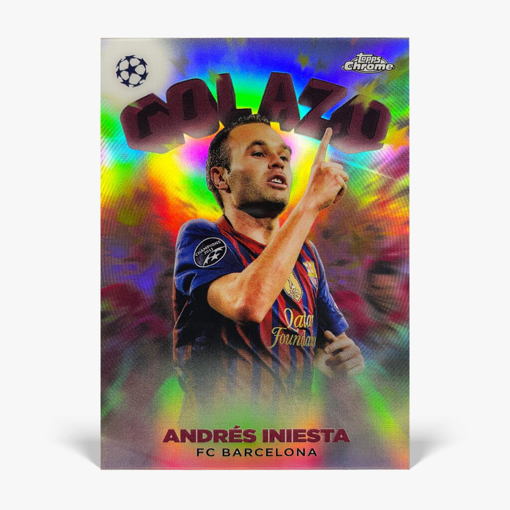 2022-23 Topps Chrome UCC - Golazo - Andrés Iniesta