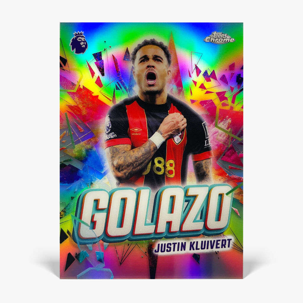 2025-26 Topps Chrome Premier League - Golazo - Justin Kluivert