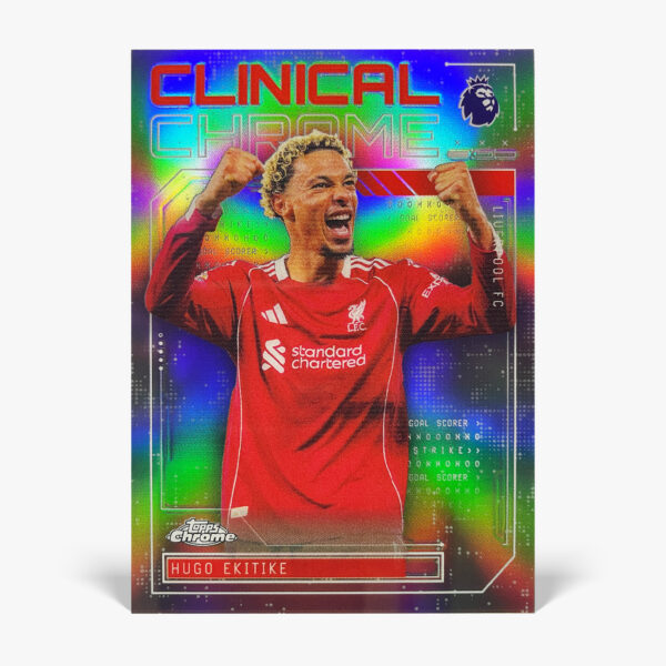 2025-26 Topps Chrome Premier League - Clinical Chrome - Hugo Ekitike