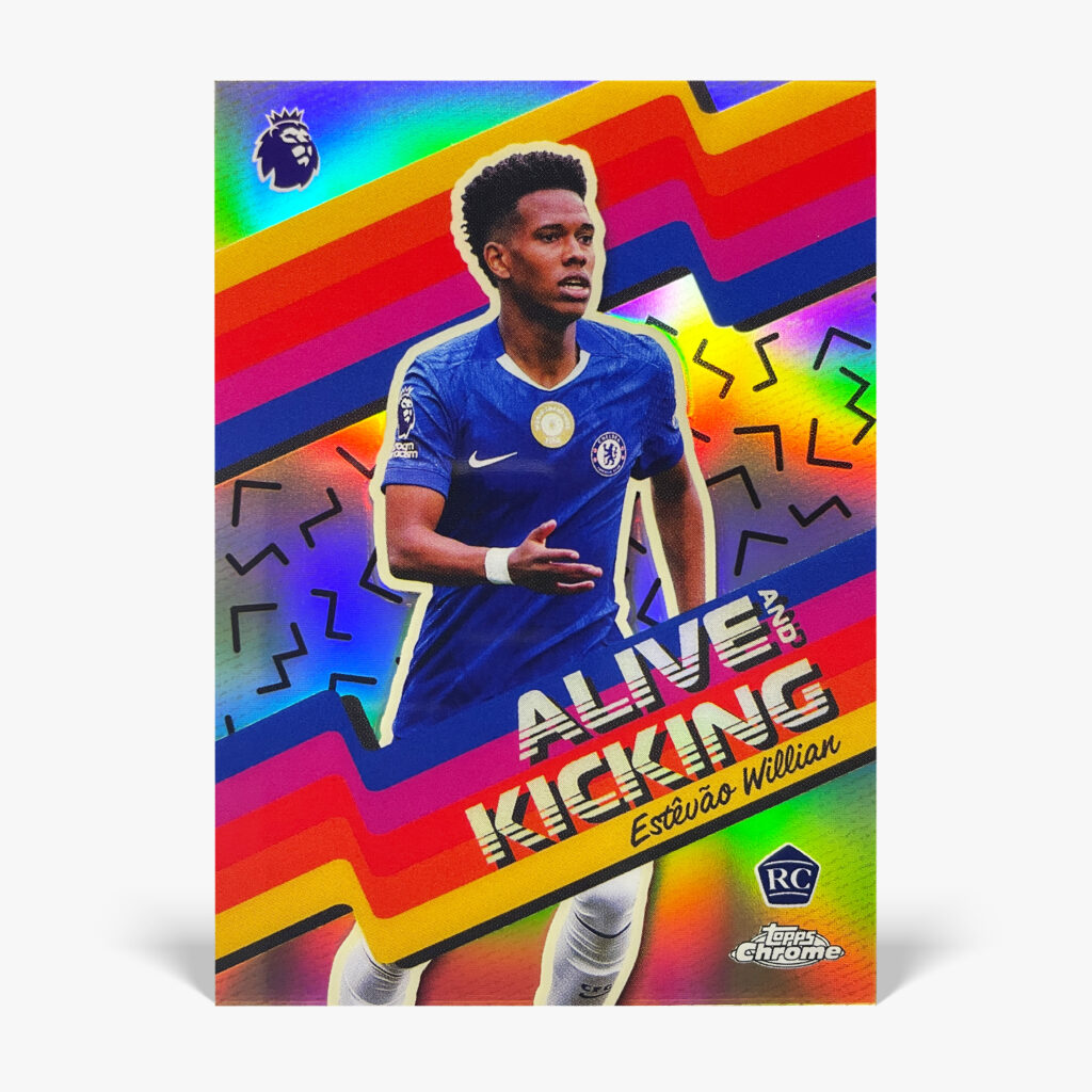 2025-26 Topps Chrome Premier League - Alive and Kicking - Estêvão Willian