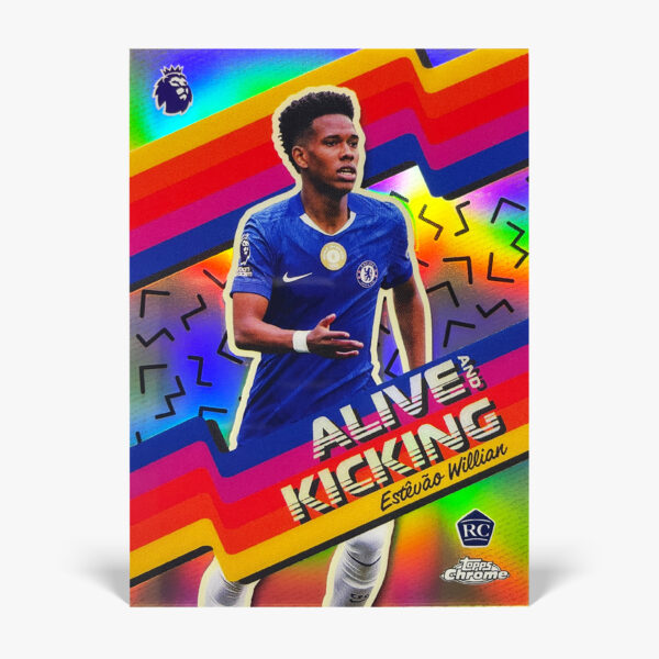 2025-26 Topps Chrome Premier League - Alive and Kicking - Estêvão Willian